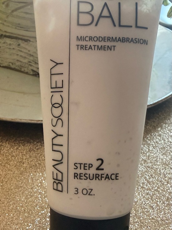 Beauty Society Other - BeautySociety Step 2 Resurface Microdermabrasion Treatment - Cream White